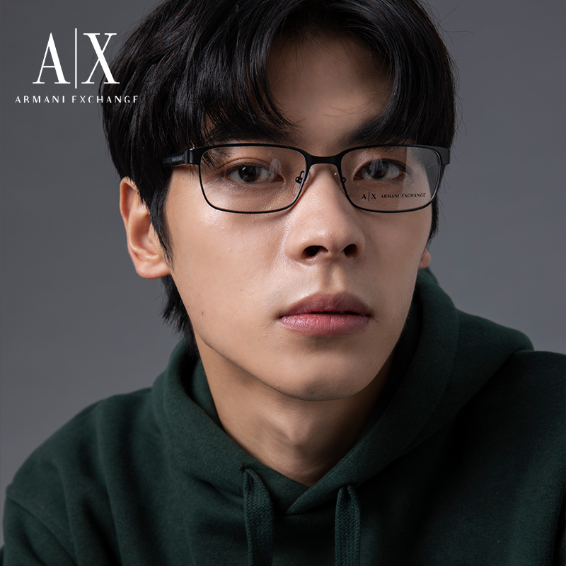 ARMANI阿玛尼商务超轻防蓝光眼镜