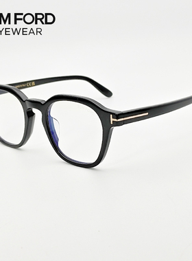 TOM FORD汤姆福特T标防蓝光近视眼镜框男FT6013复古眉线眼镜架女