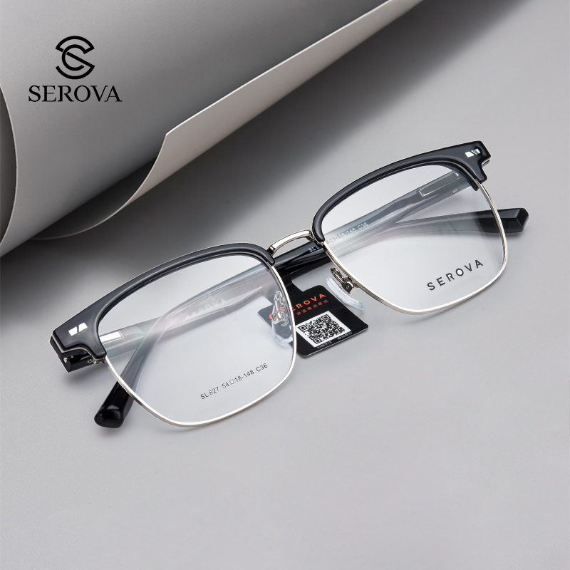 施洛华男女通用明星同款近视眼镜