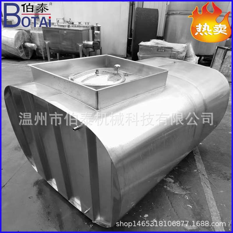 食品级车载水罐方形扁形储罐波浪形封头美观又耐用不鼓包价格优惠