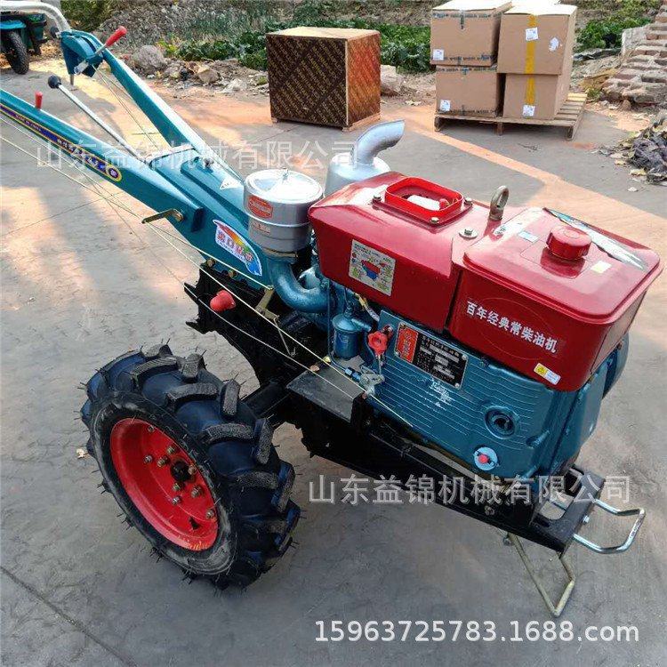 水旱两用手扶拖拉机 手扶土豆大蒜收获机 秸秆还田机手扶拖拉机