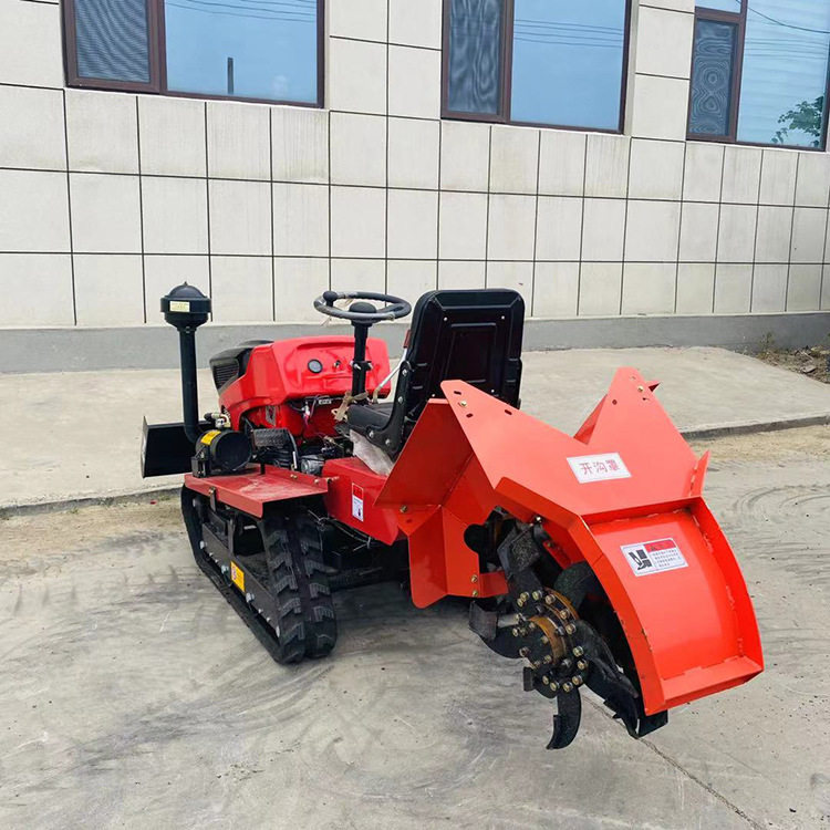 江苏果园大棚用开沟施肥一体机水旱两用履带式旋耕机大量现货