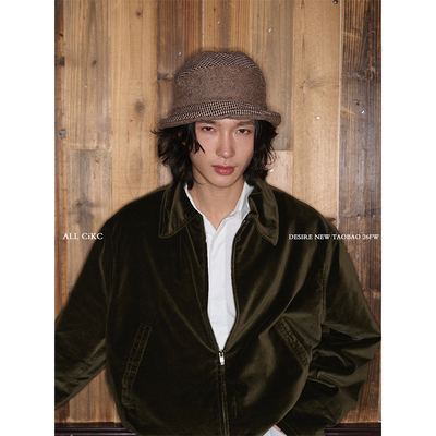 意式Gentleman千鸟纯羊毛礼帽