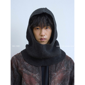 CiKC 原创小众设计巴拉克拉法帽男女26FW新款 护耳针织帽保暖脖套