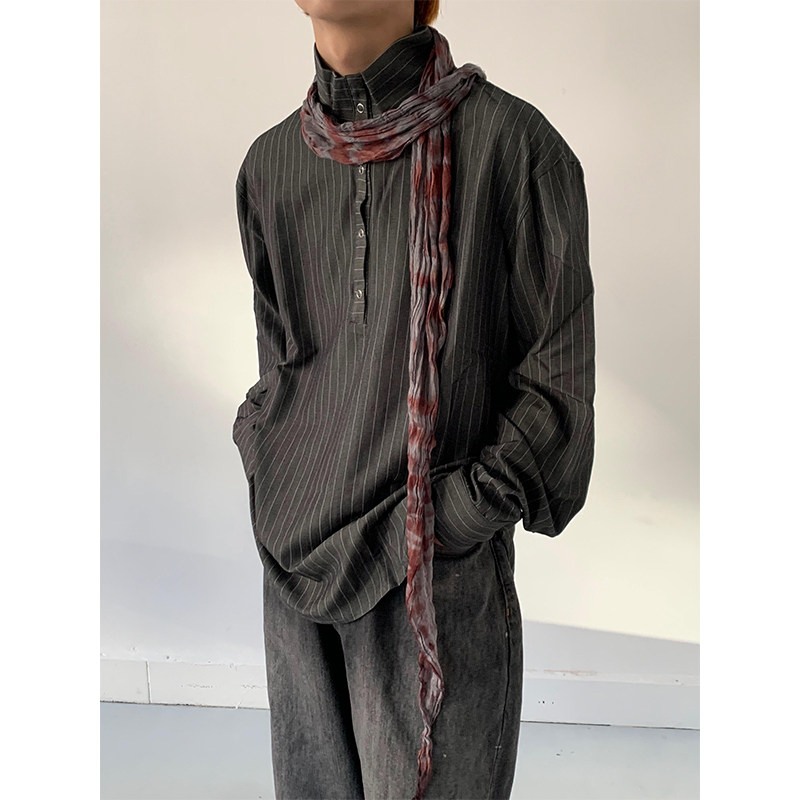 Rubble定制不规则朋克嘻哈细围巾