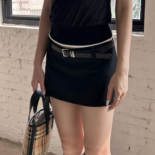 Audwyn低腰短裙2025夏季