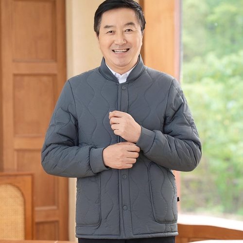 七色玉米中老年男装厚款棉衣