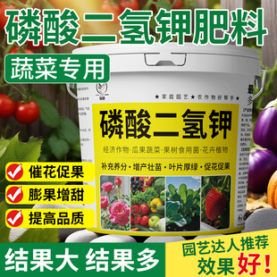 磷酸二氢钾肥料蔬菜专用叶面肥正品 农用水溶肥磷肥钾肥化肥复合肥