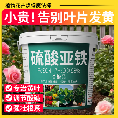 硫酸亚铁肥料花卉专用花用酸性
