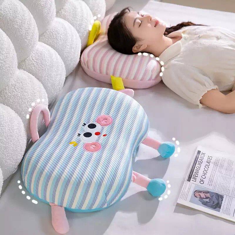 记忆棉枕头护颈椎助睡眠宿舍学生男小枕芯家用午睡枕肚皮猫肚枕女