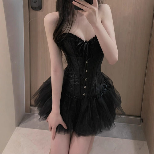 内衣万圣节cos芭蕾天鹅制服裙穿搭性感小恶魔天使服装连衣裙