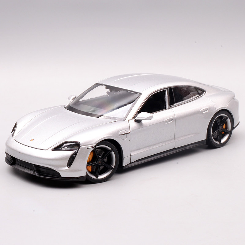 威利welly 1:24 保时捷taycan纯电跑车合金汽车模型礼物摆件