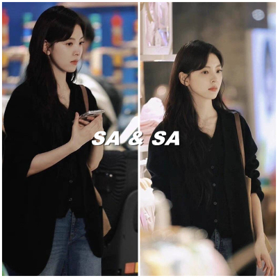 章若楠同款针织马甲外套女