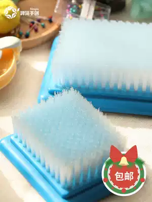 Yuanjian hand-created wool felt Wool felt DIY basic tools special brush pad Handmade pad workbench