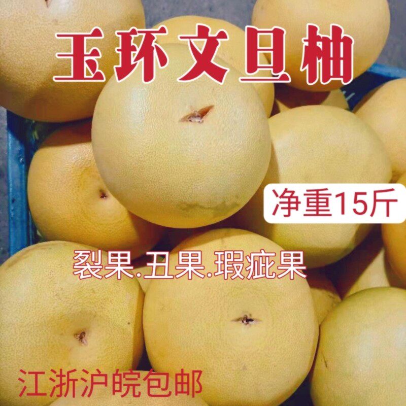 裂果正宗玉环文旦柚子新