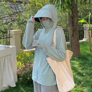 2025新款女式防晒衣 UPF50+防紫外线外套 通勤风凉感防晒服 冰丝