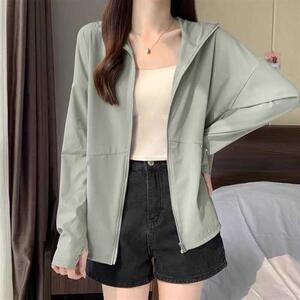 冰丝防晒衣女款夏季薄款2025新款户外凉感透气防晒服开衫上衣外套