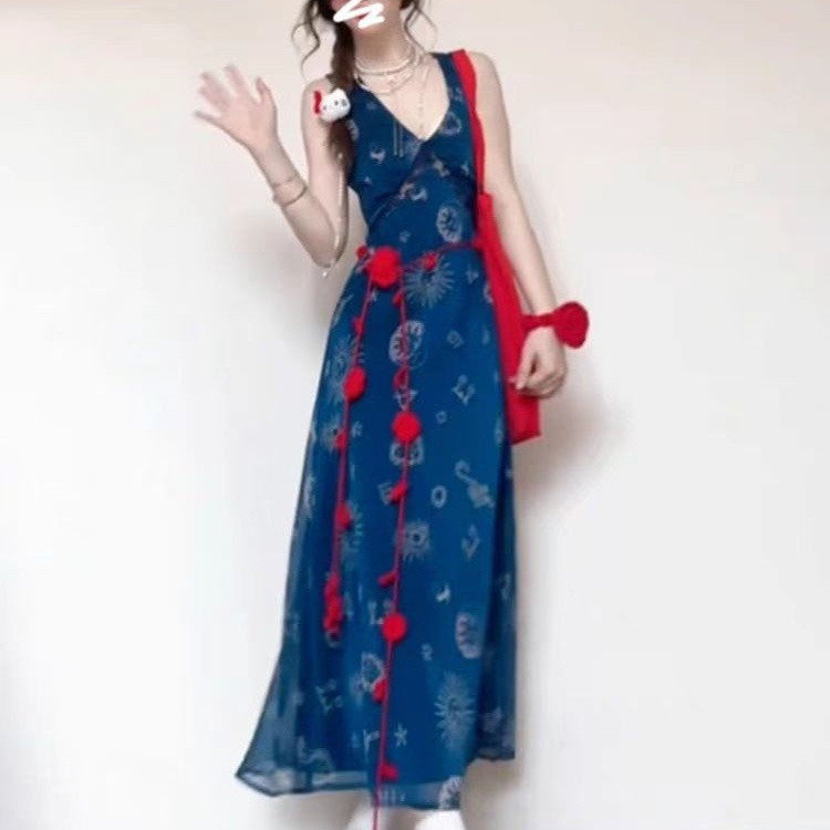 玫瑰花腰带设计感小众针