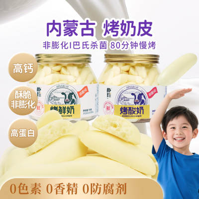朴珍烤奶皮鲜奶酸奶脆片118g零食