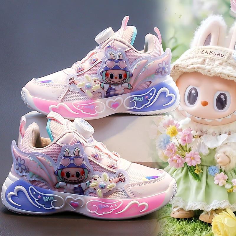 今年新品女童鞋季新款儿童拉布布运动鞋女孩休闲软底老爹鞋公主爆