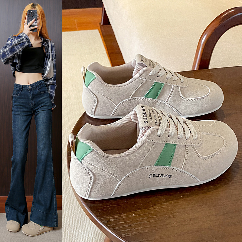 香港撤柜季新款韩版透气阿甘鞋女ins学生休闲鞋女德训跑步女鞋K