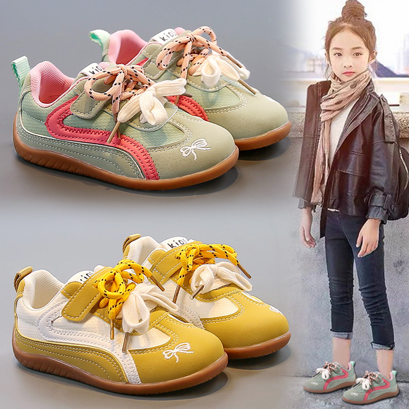 今年新品女童鞋新款季儿童运动鞋中大童公主软底德训阿甘鞋女孩爆