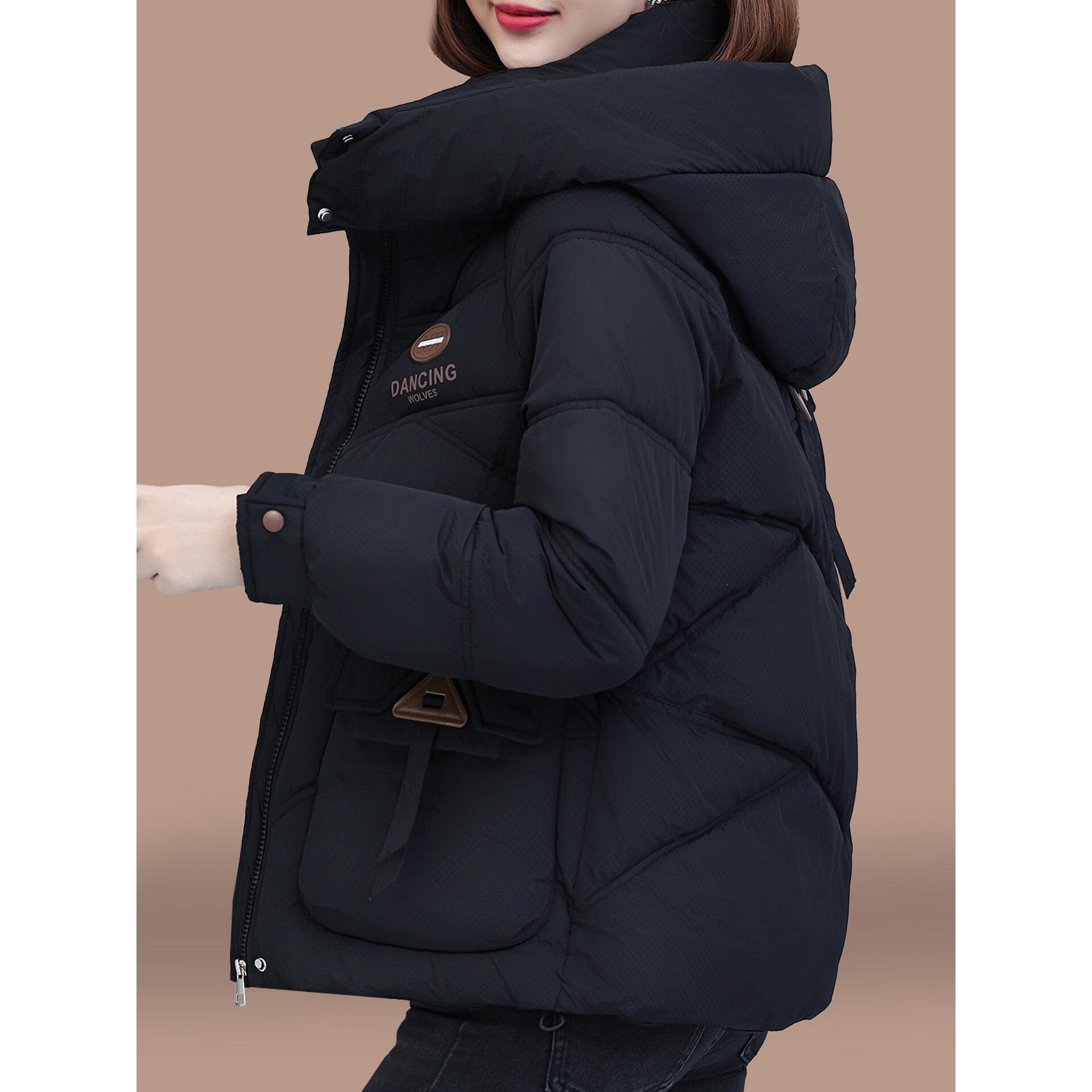 欧洲站短款棉袄女款年冬季新款时尚洋气妈妈装棉服外套加厚羽绒棉