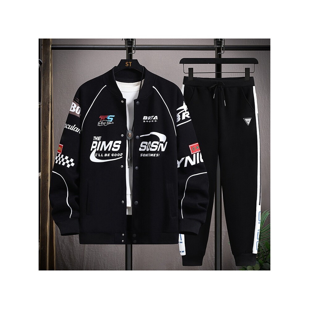 德国季青少年夹克棒球服套装岁男孩初中学生运动开衫外套