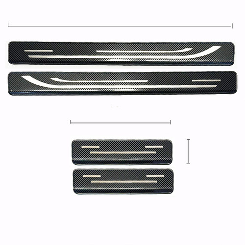 适用于大众-途观门槛条防踩贴迎宾踏板装饰保护防刮蹭不锈钢