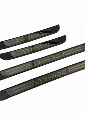 适用雷诺Twingo门槛条不锈钢车门迎宾脚踏板后护板保护贴内饰改装