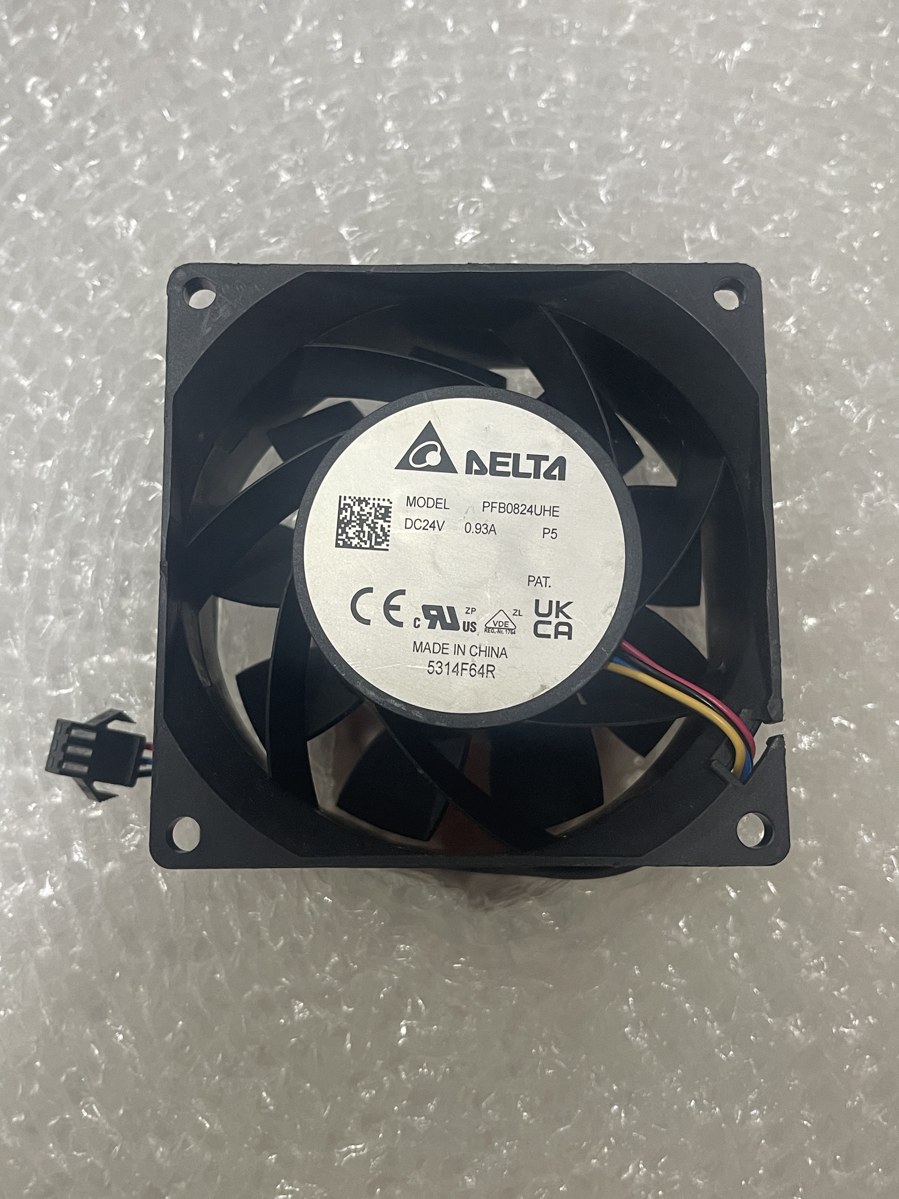 原装正品PFB0824UHE 24V 0.93A 8038 8CM变频器散热风扇