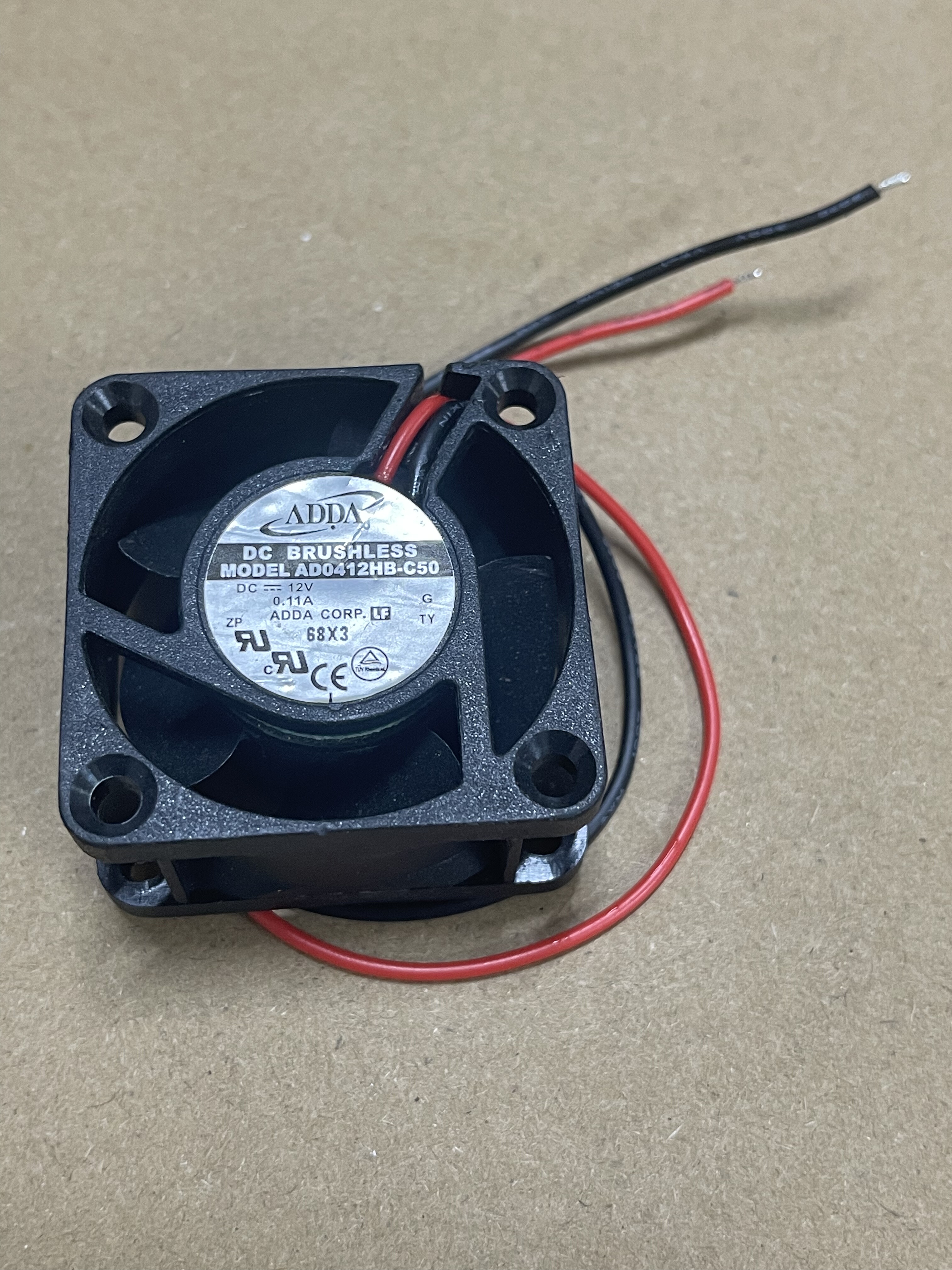 ADDA AD0412HB-C50 12V 0.11A 4CM 4020 风扇