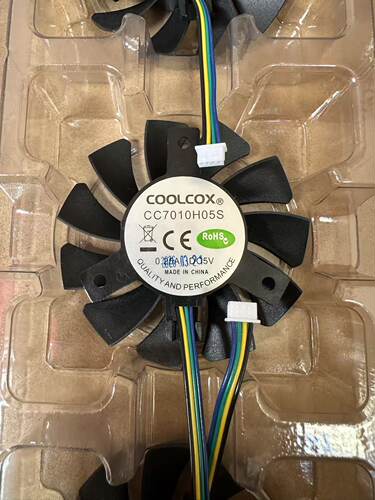 COOLCOX CC7010H05S 5V 0.25A 7010 7CM 7厘米4线PWM散热风扇