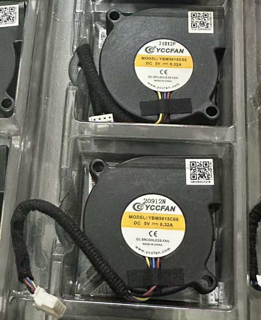 YCCFAN YBM5015C05直流无刷鼓风机 5V 0.32A 转速4800转 四线PWM