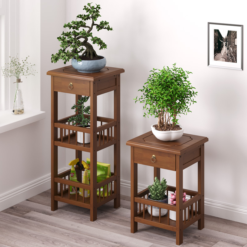 北欧室内家用落地式花盆架