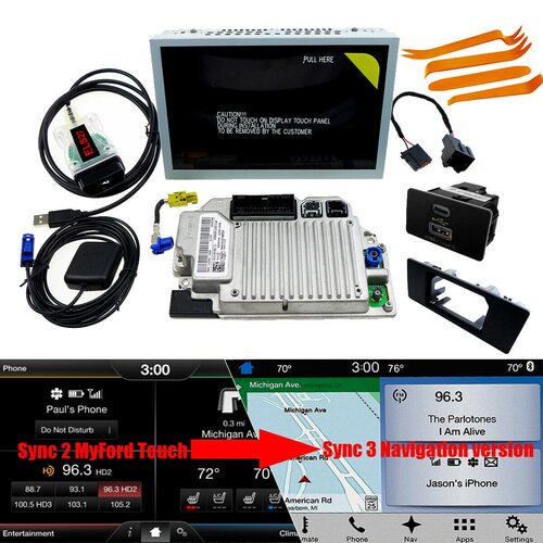 适用福特林肯原厂sync3翼虎锐界金牛座蒙迪欧福克斯探险者carplay