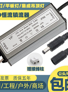 led驱动电源平板灯集成吊顶镇流器吸顶灯driver整镇流8W12W18W24W