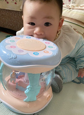 婴儿玩具益智早教6个月以上7幼儿0女宝宝8八半一1岁3九儿童手拍鼓