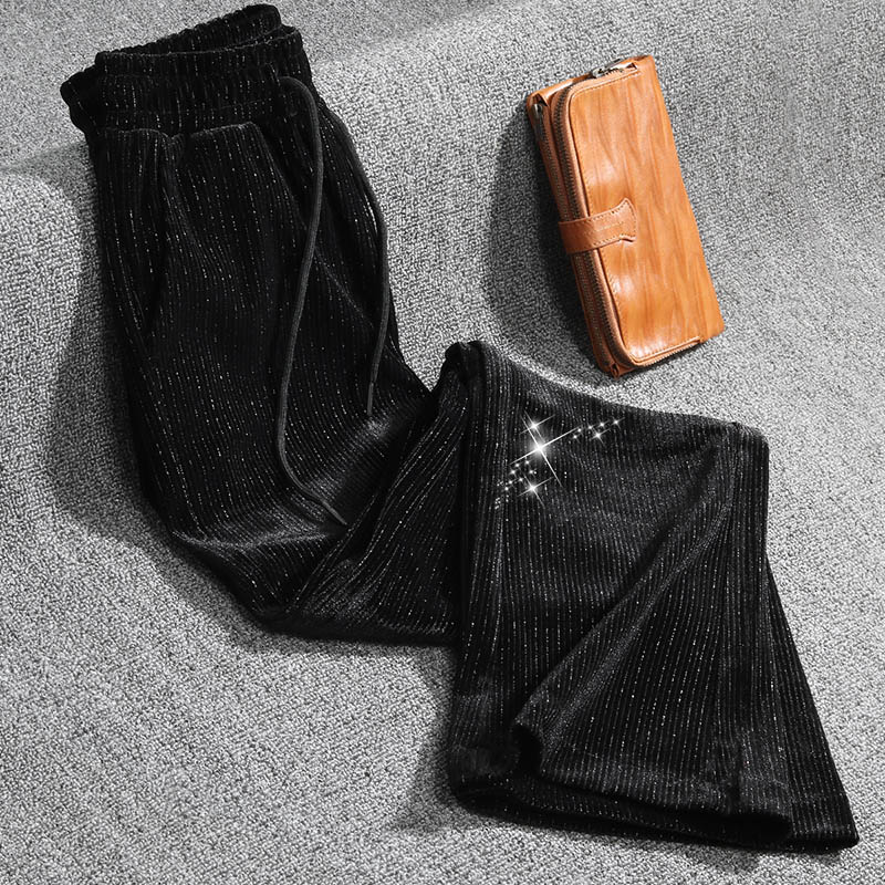 高腰弹力不起球不掉色不顶包常规长裤