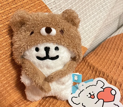 【头套】10cm线条小狗棉花娃娃6分BJD均可戴帽chiikawa高颜值帽子