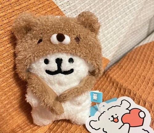 【头套】10cm线条小狗棉花娃娃6分BJD均可戴帽chiikawa高颜值帽子