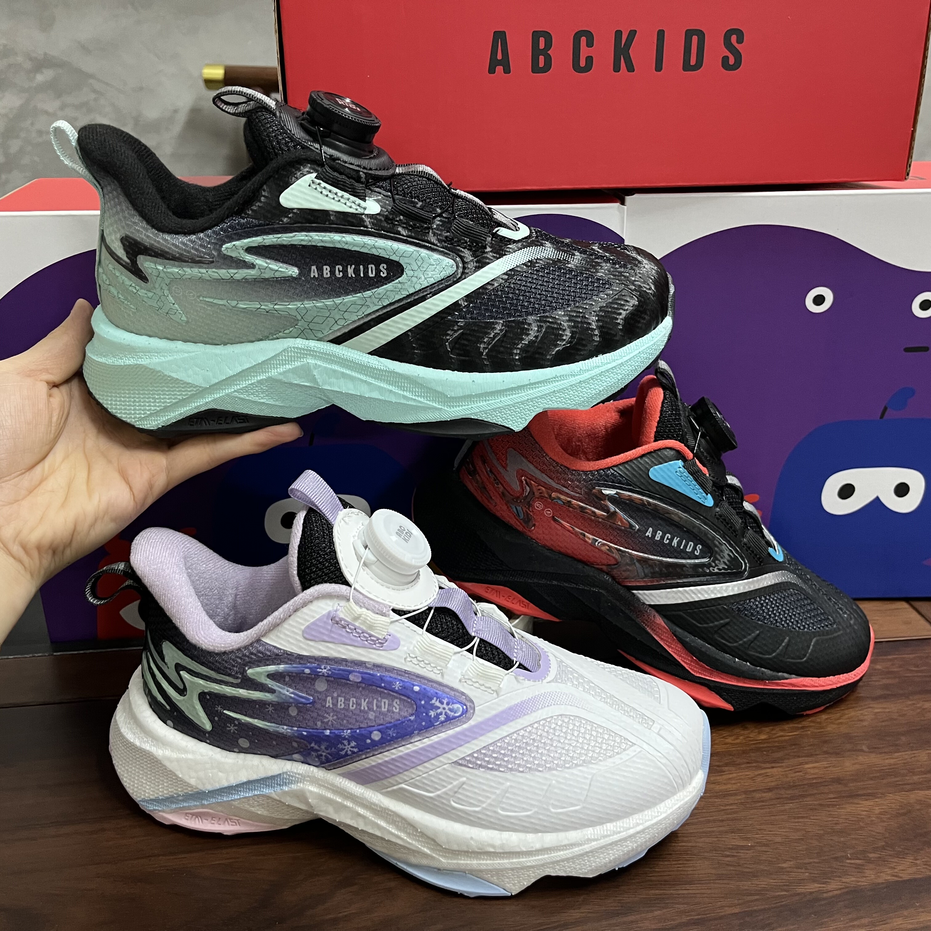 撤柜秋冬新款ABC男女童鞋二棉鞋磨毛纽扣儿童运动鞋爆米花防滑底