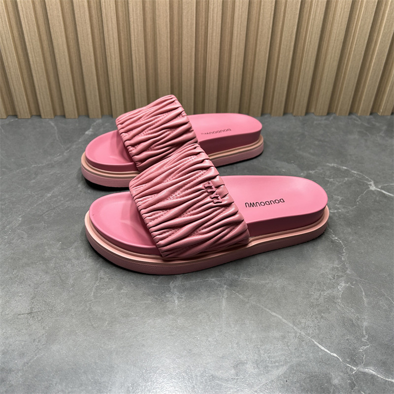 撤柜断码2025夏季新款时尚百搭平底一字拖休闲凉鞋露趾防滑女拖鞋