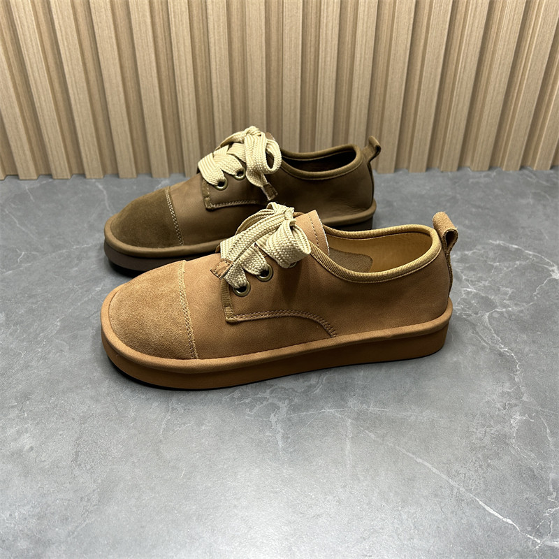 撤柜断码2025夏季新款真皮舒适勃肯鞋平底单鞋女休闲百搭磨砂软底