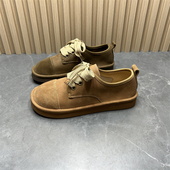 平底单鞋 撤柜断码 真皮舒适勃肯鞋 新款 女休闲百搭磨砂软底 2025夏季