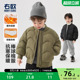 童装 新款 儿童棉衣棒球服外套 休闲风冬季 右欧男童女童棉服夹克厚款