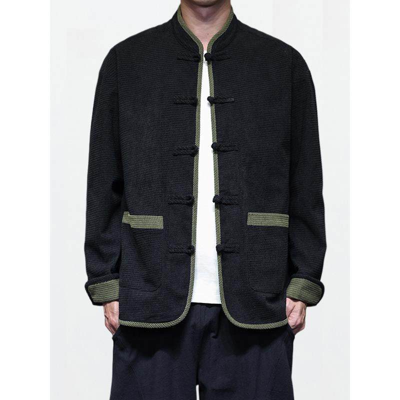 夹克汉服唐装新年复古风中山装中式立领国潮2026男士春季外套宽松