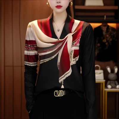 长袖时尚洋气女士保暖