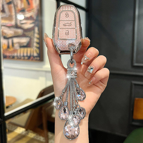 适用标致c4lc5c3-xrXR标致钥匙壳女包扣雪铁龙世嘉个性钥匙保护套