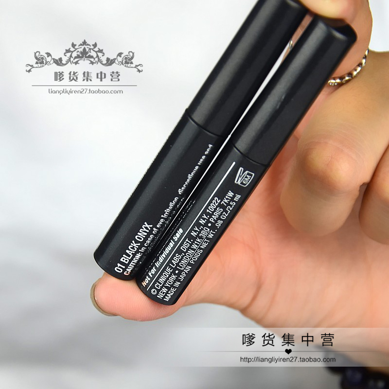 Clinique/倩碧 纤长魔力睫毛膏小样2.5ML 01#黑色 纤长浓密不晕染